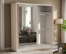 Landan 2.03m Slide robe - Wotan Oak