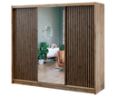 Landan 2.5m Slide robe - Wotan Oak