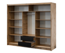 Landan 2.5m Slide robe - Wotan Oak