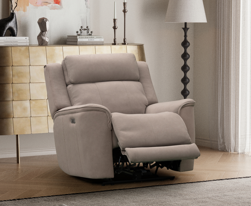 Langford Electric 3+1+1 Seater Sofa Set - Light Grey