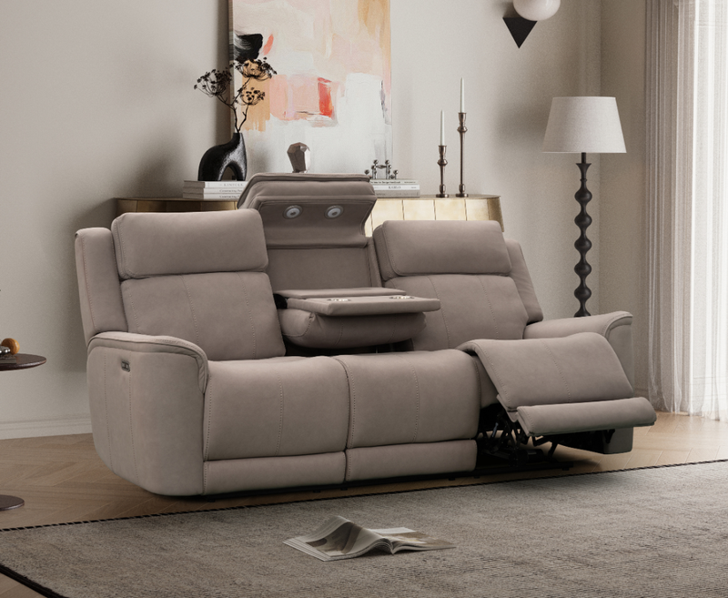 Langford Electric 3+2 Seater Set - Light Grey