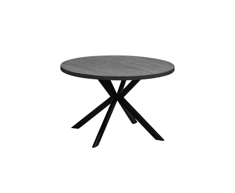Sabel 1.2m Round Dining Table - Grey