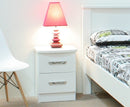 Latte Bedend Chest (2 Drawers)