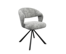 Lazarus Swivel Dining Chair - Grey
