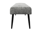 Lazarus Backless Bench - Grey