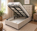 Lennon 3ft Ottoman Bed Frame - Beige