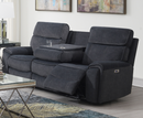 Leonard 3+1+1 Seater Electric Sofa Set - Grey