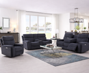 Leonard 3+2+1 Seater Electric Sofa Set - Grey