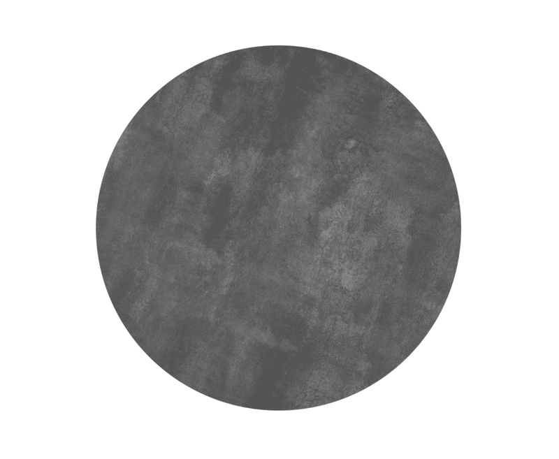 Lorenzo 110cm Round Dining Table - Grey