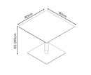 Lorenzo Bar Table - Wood Look