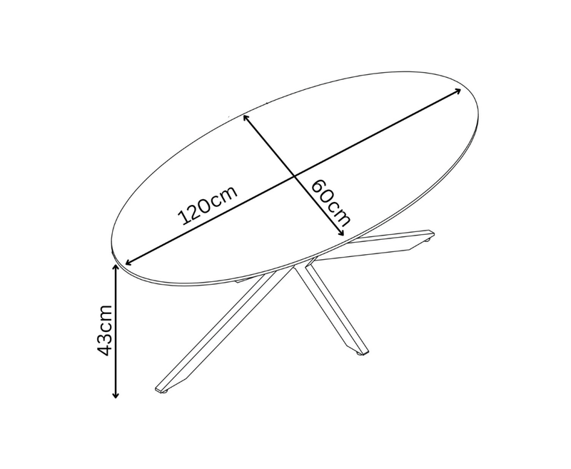 Lorenzo Coffee Table - Grey