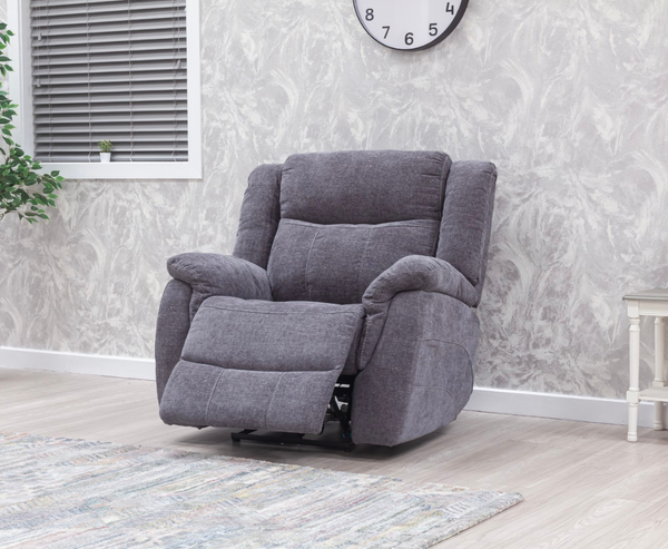 Loreta 1 Seater Electric Sofa - Dark Grey