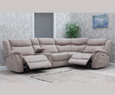 Loreta 2C1 Corner Electric Sofa with console - Champagne