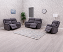 Loreta 3+2+1 Seater Electric Sofa Set - Dark Grey