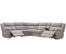 Loreta 2C2 Corner Electric Sofa with console - Champagne