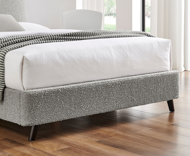 Luna Pillow 5ft Kingsize Bed Frame - Dove Grey