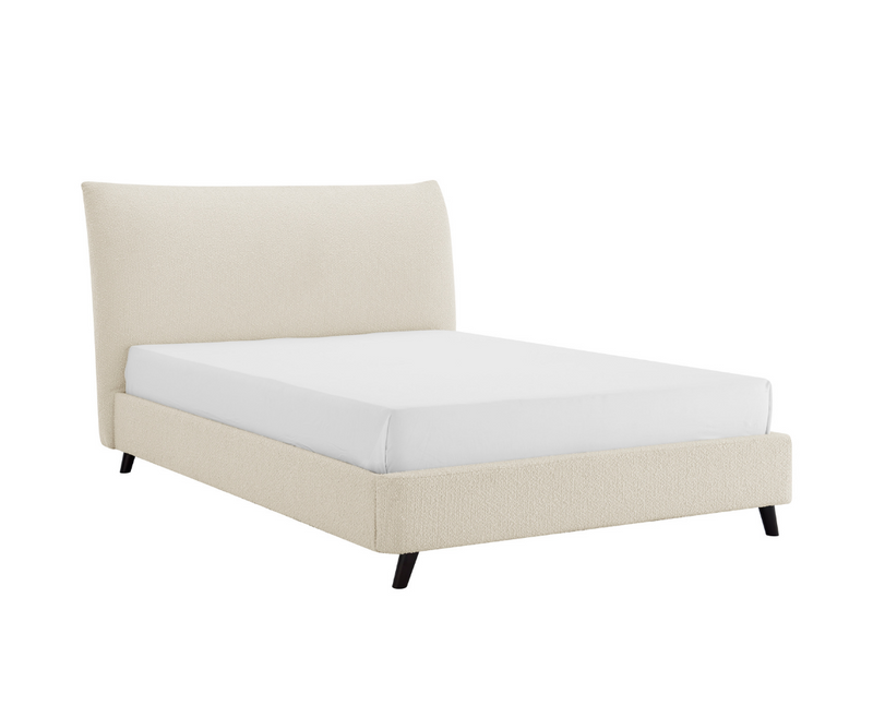 Luna Pillow 5ft Kingsize Bed Frame - Ivory