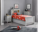 Maine Bookcase Bed 90cm - Dove Grey