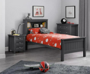 Maine Bookcase Bed 90cm - Anthracite