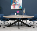 Manhattan 1.8m Oval Dining Set Inc. 6 Sutton Chairs - Full Set