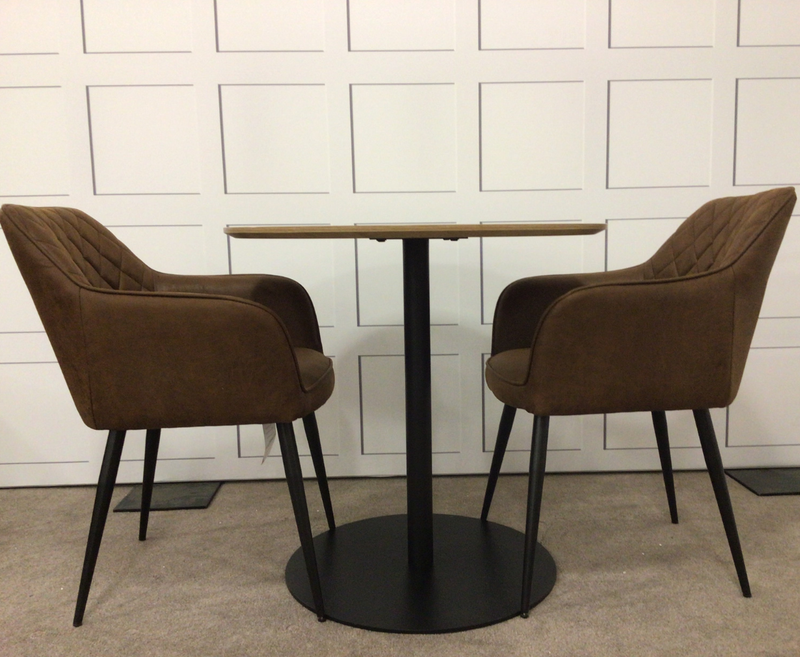 Manhattan 80cm Square Dining Table