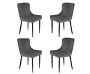 Manhattan 120cm Round Extending Dining Set - 4 Talia Chairs