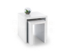 Marker High Gloss Nest Of Tables White
