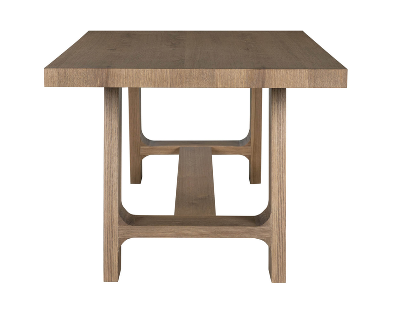 Massey 1.9M Dining Table - Dark Oak