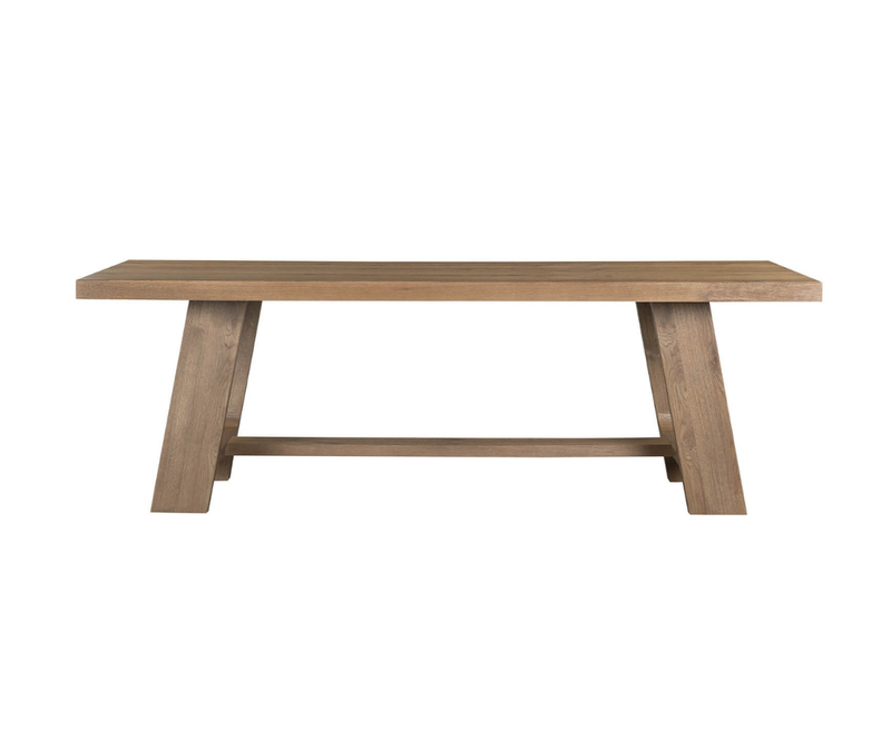 Massey 2.3M Dining Table - Dark Oak
