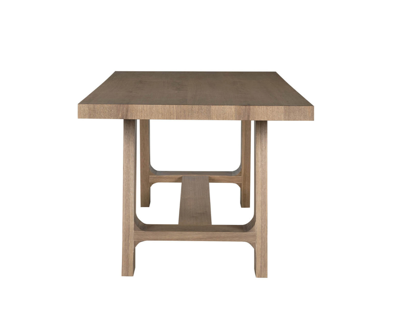 Massey 2.3M Dining Table - Dark Oak