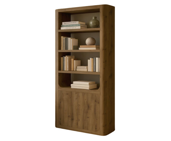 Massey Tall Cabinet - Dark Oak