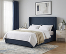 Matilda 4ft6 Ottoman Bed - Navy