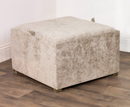 Maya Large Tray Table Pouffe - Sand