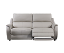 Milano 3 Seater Electric Leather Sofa - Cloud