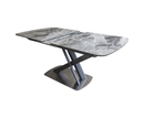 Meridian 1.6m Ext Dining Table - Dark Grey