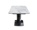 Meridian 1.6m Ext Dining Table - Light Grey