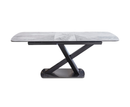 Meridian 1.6m Ext Dining Table - Light Grey