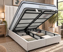 Molly 6ft Superking Ottoman Bed - Beige