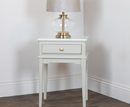 Monroe 1 Door Accent Table - Ivory