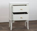 Monroe 2 Door Accent Table - Ivory