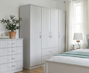 Moy 4 Drawer Locker - Grey