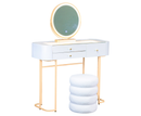 Nadia Plus Dressing Table Set - White