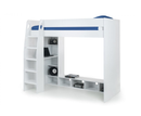 Nebula Gaming Bed with Desk - White