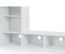 Nebula Gaming Bed with Desk - White