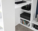Nebula Gaming Bed with Desk - White