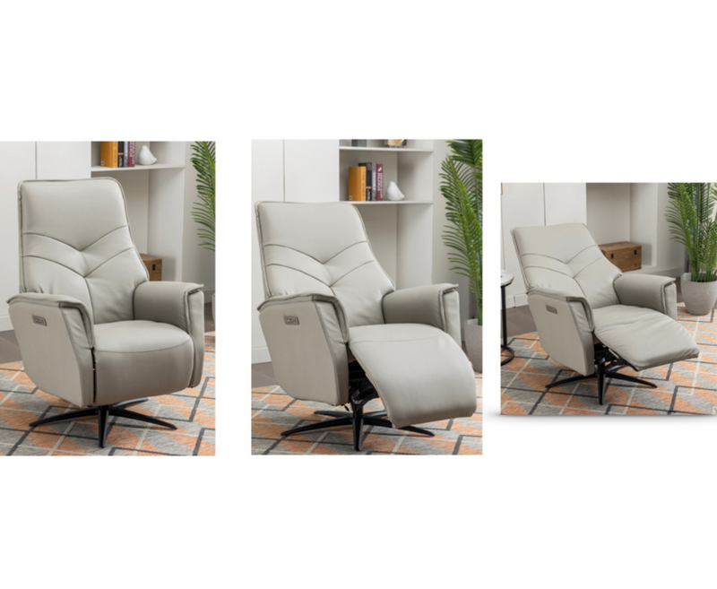 Nero Electric Swivel Chair - Cream