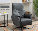 Nero Electric Swivel Chair - Anthracite