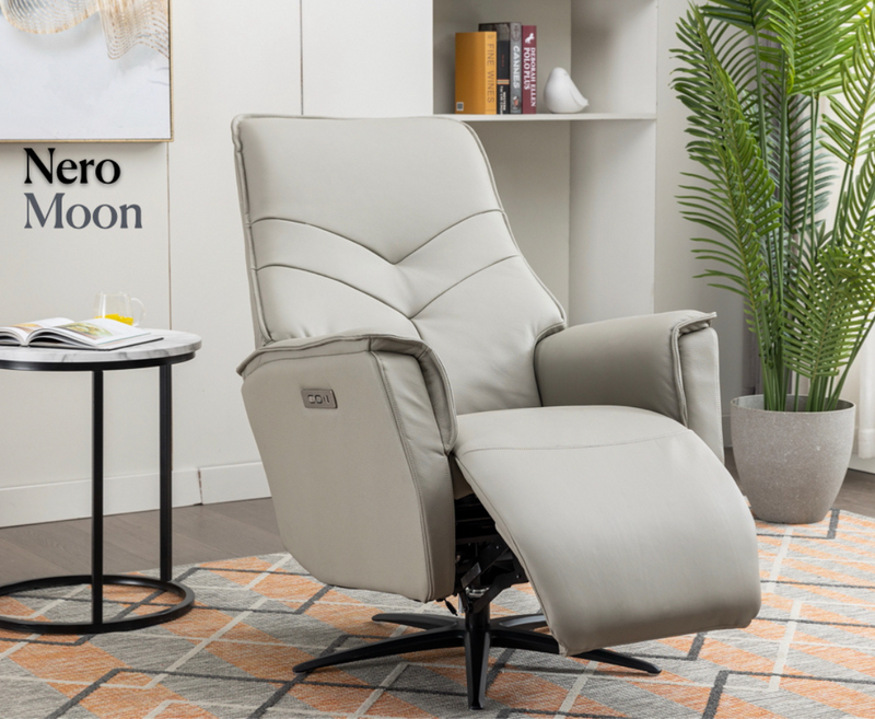 Nero Electric Swivel Chair - Cream