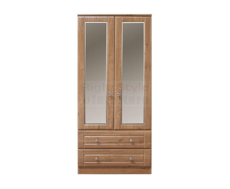 Nore 2 Door Hanging Combi Robe