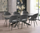 Osaka 160cm Extending Dining Table - Graphite Stone